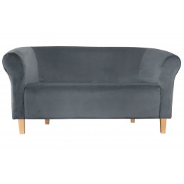 Sofa Milo BL14 szara, nogi buk 15 cm