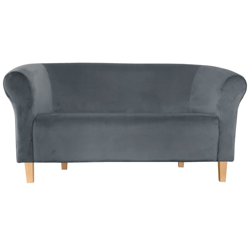Sofa Milo BL14 szara, nogi buk 15 cm