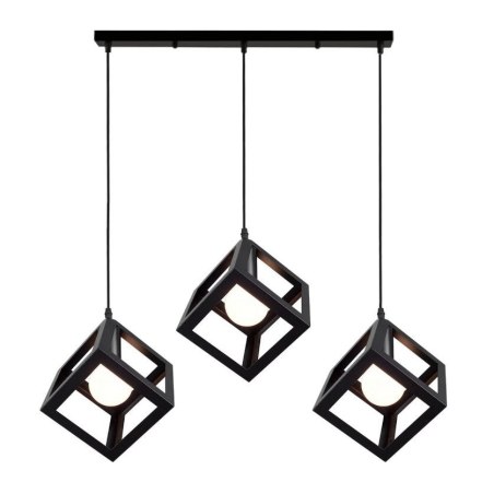 Lampa sufitowa loft AT40-3SZ-Black – 3 metalowe sześciany