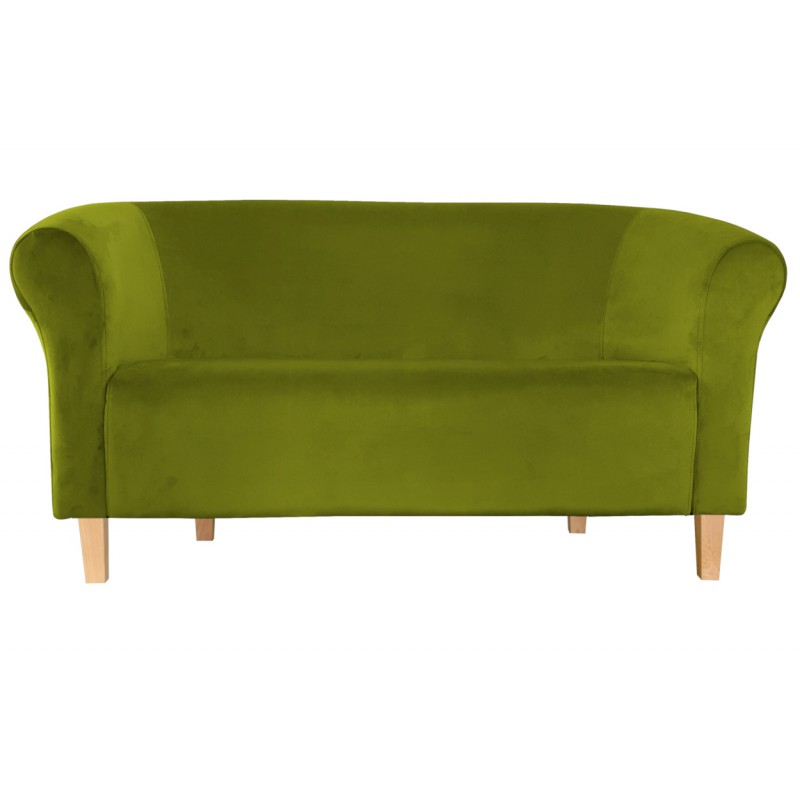 Sofa Milo BL75 zielona oliwka, nogi buk 15 cm