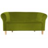 Sofa Milo BL75 zielona oliwka, nogi buk 15 cm