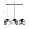 Lampa loft klosz AT41-3SZ-Black – elegancka i nowoczesna