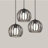 Lampa loft klosz AT41-3SZ-Black – elegancka i nowoczesna