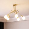 Lampa loft supła AT42-5SZ-Gold – elegancja w stylu loft