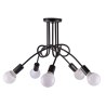 Lampa loft supła AT42-5SZ-Black – industrialny styl