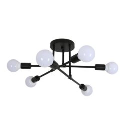 Lampa sufitowa metalowa loft vintage wisząca AT44-6SZ-Black