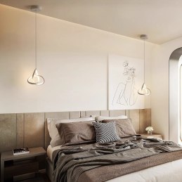 Lampa geometryczna LED AT46-1SL-White – nowoczesna i stylowa