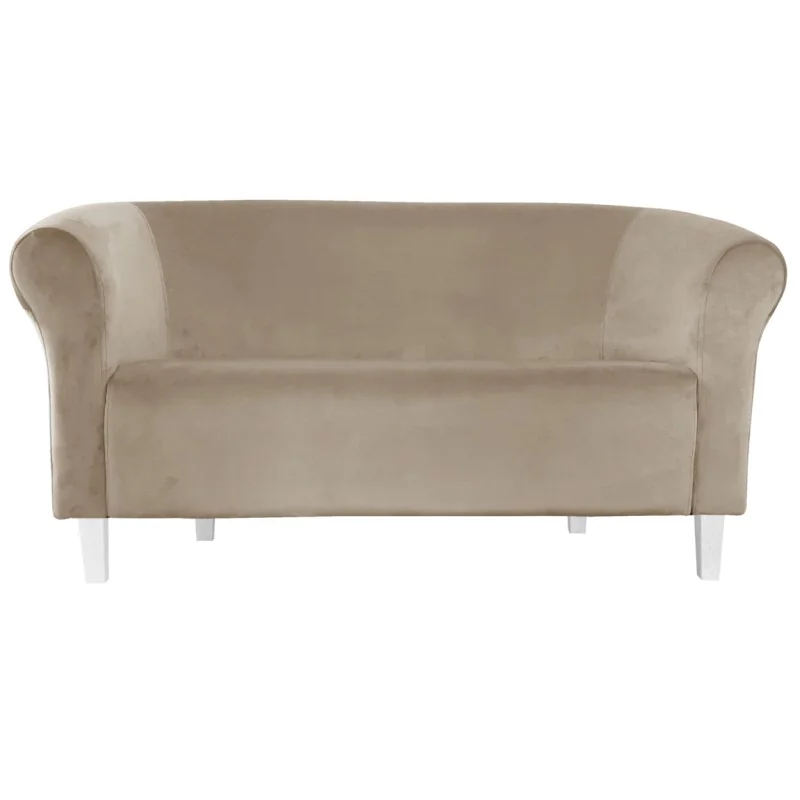 Sofa Milo MG09 szary beż z białymi nogami