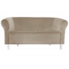 Sofa Milo MG09 szary beż nogi 15 białe