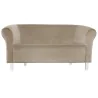 Sofa Milo MG09 szary beż z białymi nogami