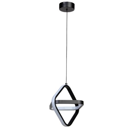 Lampa LED geometryczna AT48-1SL Black w aranżacji