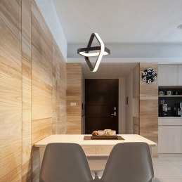 Lampa geometryczna LED AT48-1SL-Black – elegancka i nowoczesna