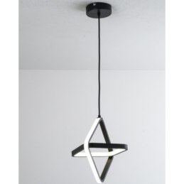 Lampa geometryczna LED AT48-1SL-Black – elegancka i nowoczesna