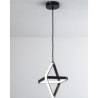Lampa geometryczna LED AT48-1SL-Black – elegancka i nowoczesna