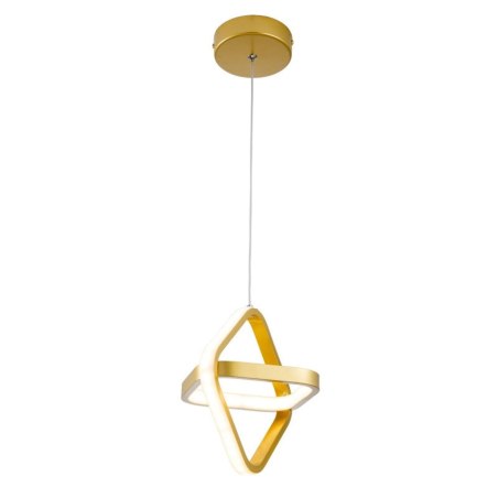 Lampa geometryczna LED AT48-1SL-Gold w aranżacji