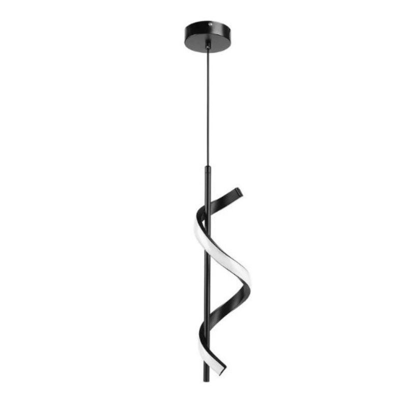 Lampa spiralna LED AT49-1SL-Black – nowoczesna i elegancka
