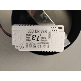 Lampa spiralna LED AT49-1SL-Black – nowoczesna i elegancka