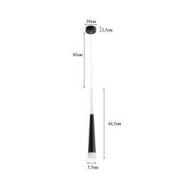 Lampa stożek LED AT50-1SL-Black – nowoczesna i elegancka