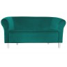 Sofa Milo MG20 turkus nogi 15 białe