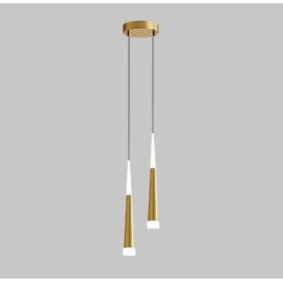 Lampa stożek LED AT51-2SL-Gold – elegancka i nowoczesna