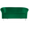 Sofa Milo MG25 zielony nogi 15 białe