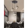 Lampa geometryczna LED AT52-3SL-Black – nowoczesny i stylowy