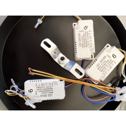 Lampa geometryczna LED AT52-3SL-Black – nowoczesny i stylowy