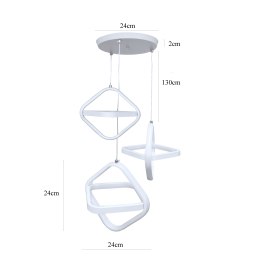 Lampa geometryczna LED AT53-3SL-White – nowoczesna i stylowa