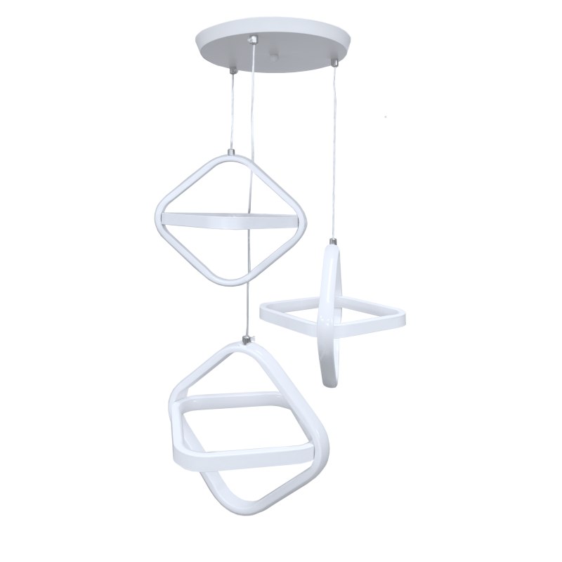 Lampa geometryczna LED AT53-3SL-White – nowoczesna i stylowa