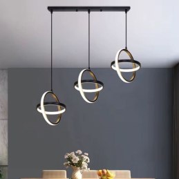Lampa geometryczna LED AT54-3SL-Black – elegancka i nowoczesna