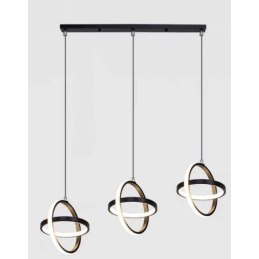 Lampa geometryczna LED AT54-3SL-Black – elegancka i nowoczesna