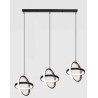 Lampa geometryczna LED AT54-3SL-Black – elegancka i nowoczesna