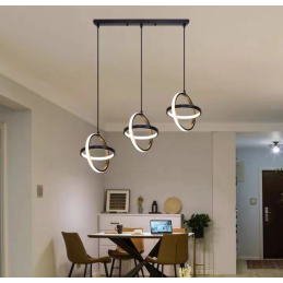 Lampa geometryczna LED AT54-3SL-Black – elegancka i nowoczesna