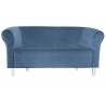 Sofa Milo MG33 niebieska z białymi nogami