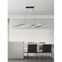 Lampa LED wisząca AT58-1DSL-Black – nowoczesna i elegancka