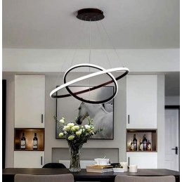 Lampa LED pierścienie AT59-2KSL-Black – elegancka i stylowa