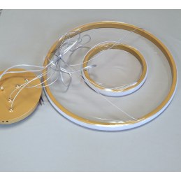 Lampa LED pierścienie AT59-2KSL-Gold – nowoczesna i elegancka
