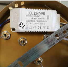 Lampa LED pierścienie AT59-2KSL-Gold – nowoczesna i elegancka