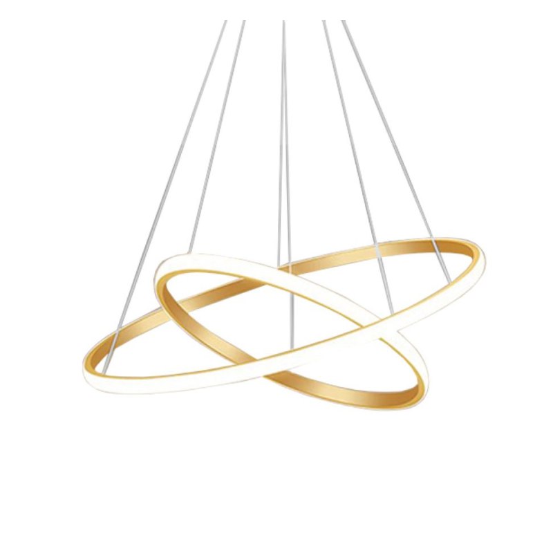 Lampa LED pierścienie AT59-2KSL-Gold – nowoczesna i elegancka