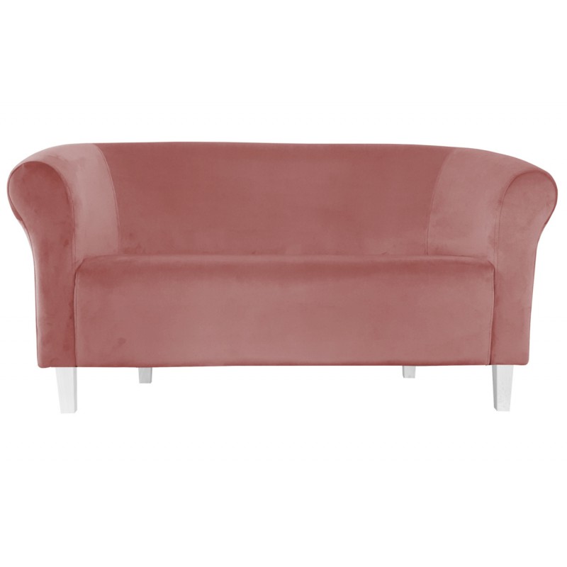 Sofa Milo MG58 róż indyjski z białymi nogami