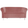 Sofa Milo MG58 róż indyjski z białymi nogami