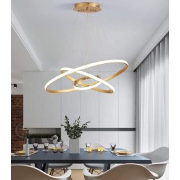 Lampa LED pierścienie AT60-3KSL-Gold – elegancja i styl