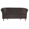 Sofa Milo MG05 brąz nogi chrom
