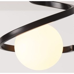 Plafon szklany AT62-1SZ-Black – nowoczesna lampa sufitowa