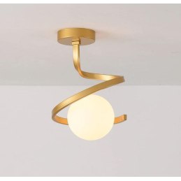 Plafon szklany AT62-1SZ-Gold – elegancka lampa sufitowa
