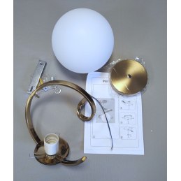 Plafon szklany AT62-1SZ-Gold – elegancka lampa sufitowa