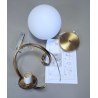 Plafon szklany AT62-1SZ-Gold – elegancka lampa sufitowa