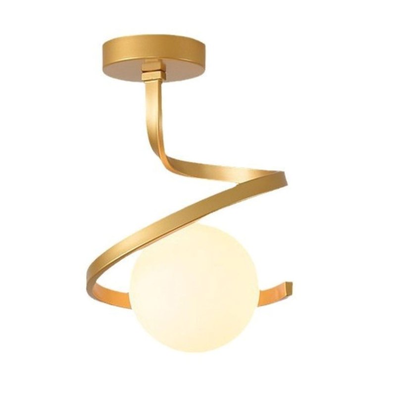 Plafon szklany AT62-1SZ-Gold – elegancka lampa sufitowa