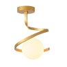 Plafon szklany AT62-1SZ-Gold – elegancka lampa sufitowa