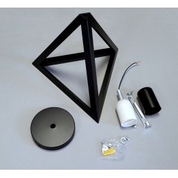 Plafon loft trójkątny AT63-1SZ-Black – nowoczesny i stylowy